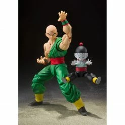 Maybang's Collectibles Premium Bandai Exclusive Dragon Ball Z S.H.Figuarts Tenshinhan & Chaoz Figure Set