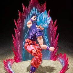 Maybang's Collectibles Premium Bandai Tamashii Nations S.H.Figuarts Super Saiyan God Super Saiyan Son Goku Kaio-Ken Event Exclusive Color Edition Figure