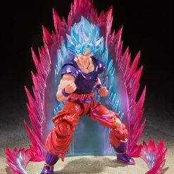 Maybang's Collectibles Premium Bandai Tamashii Nations S.H.Figuarts Super Saiyan God Super Saiyan Son Goku Kaio-Ken Event Exclusive Color Edition Figure
