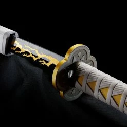 Maybang's Collectibles Bandai Demon Slayer Kimetsu No Yaiba Proplica Zenitzu Agatsuma's Nichirin Sword Prop Replica 13 Maybang's Collectibles Bandai Demon Slayer Kimetsu No Yaiba Proplica Zenitzu Agatsuma's Nichirin Sword Prop Replica