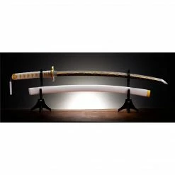 Maybang's Collectibles Bandai Demon Slayer Kimetsu No Yaiba Proplica Zenitzu Agatsuma's Nichirin Sword Prop Replica