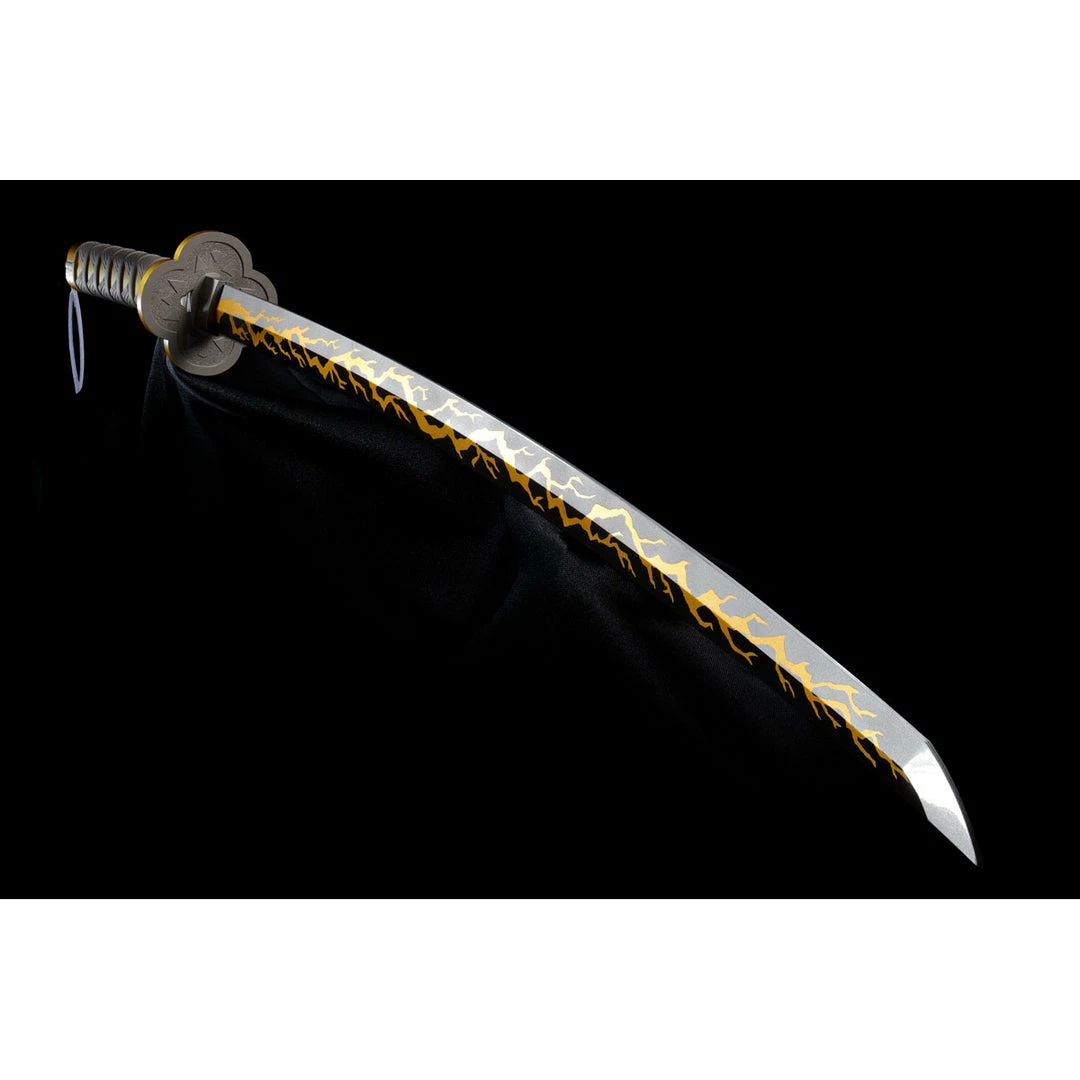 Maybang's Collectibles Bandai Demon Slayer Kimetsu No Yaiba Proplica Zenitzu Agatsuma's Nichirin Sword Prop Replica 5 Maybang's Collectibles Bandai Demon Slayer Kimetsu No Yaiba Proplica Zenitzu Agatsuma's Nichirin Sword Prop Replica