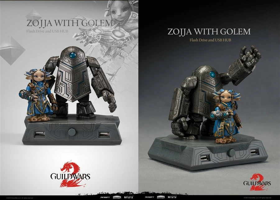 Maybang's Collectibles TOPOP Guild Wars 2 Zojja With Golem USB Flash Drive And USB Hub Figure Statue Set 12 Maybang's Collectibles TOPOP Guild Wars 2 Zojja With Golem USB Flash Drive And USB Hub Figure Statue Set