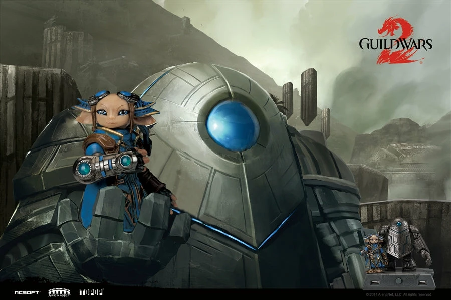 Maybang's Collectibles TOPOP Guild Wars 2 Zojja With Golem USB Flash Drive And USB Hub Figure Statue Set 13 Maybang's Collectibles TOPOP Guild Wars 2 Zojja With Golem USB Flash Drive And USB Hub Figure Statue Set