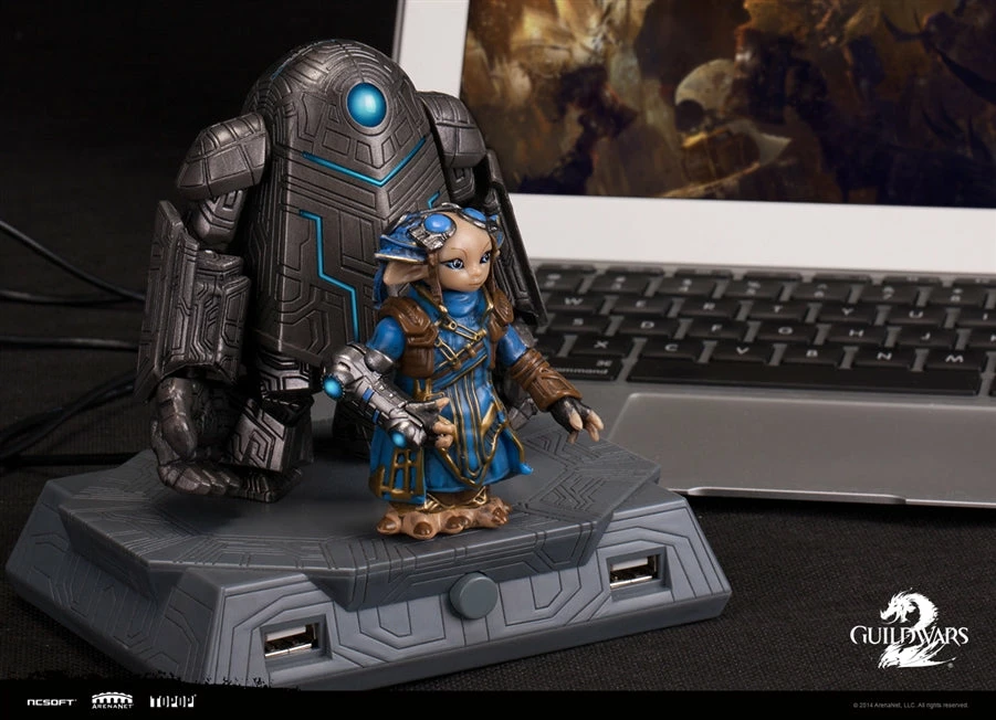 Maybang's Collectibles TOPOP Guild Wars 2 Zojja With Golem USB Flash Drive And USB Hub Figure Statue Set 4 Maybang's Collectibles TOPOP Guild Wars 2 Zojja With Golem USB Flash Drive And USB Hub Figure Statue Set