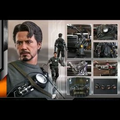 Maybang's Collectibles Hot Toys Marvel Comics Iron Man Tony Stark (Mech Test Deluxe Version) 1/6 Scale Collectible Figure 27 Maybang's Collectibles Hot Toys Marvel Comics Iron Man Tony Stark (Mech Test Deluxe Version) 1/6 Scale Collectible Figure