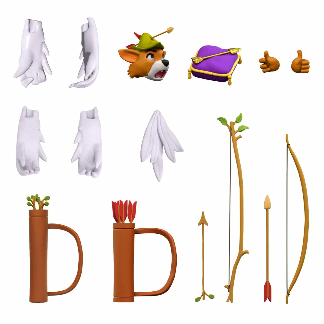 Maybang's Collectibles Super7 Disney Ultimates Wave 2 - Robin Hood Stork Costume (Robin Hood) 4 Maybang's Collectibles Super7 Disney Ultimates Wave 2 - Robin Hood Stork Costume (Robin Hood)