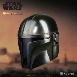 Maybang's Collectibles ANOVOS STAR WARS The Mandalorian Helmet Adult Full Size 1:1 Scale Wearable Movie Prop Replica