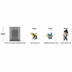 Maybang's Collectibles ToyFX 3D Hologram Display Box Mini For Action Figure, Lego, And More! Others