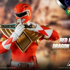 Maybang's Collectibles ThreeZero Mighty Morphin Power Rangers Dragon Shield Red Ranger 1/6 Scale 12