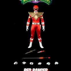 Maybang's Collectibles ThreeZero Mighty Morphin Power Rangers Dragon Shield Red Ranger 1/6 Scale 12