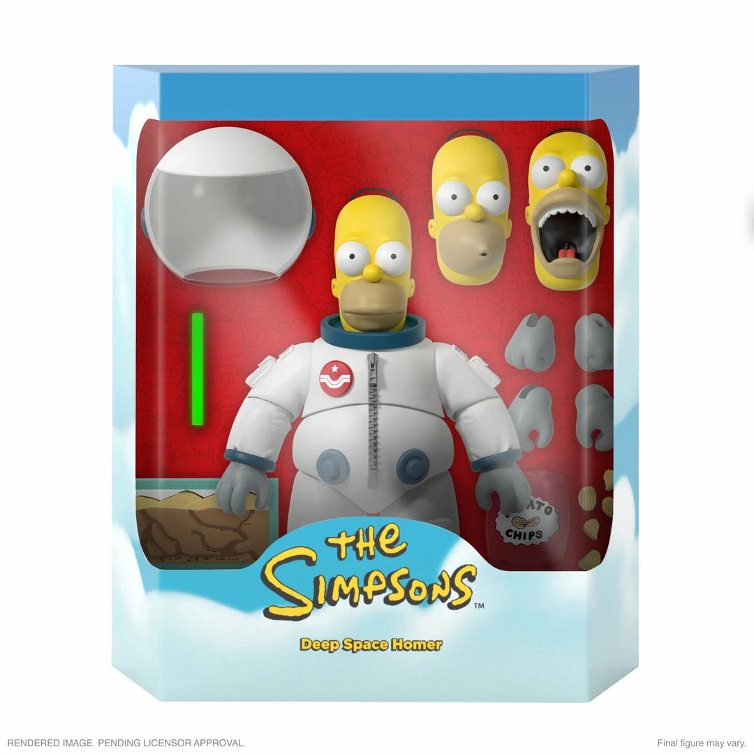 Maybang's Collectibles Super7 The Simpsons Ultimates Wave 1 Deep Space Homer Figure 3 Maybang's Collectibles Super7 The Simpsons Ultimates Wave 1 Deep Space Homer Figure