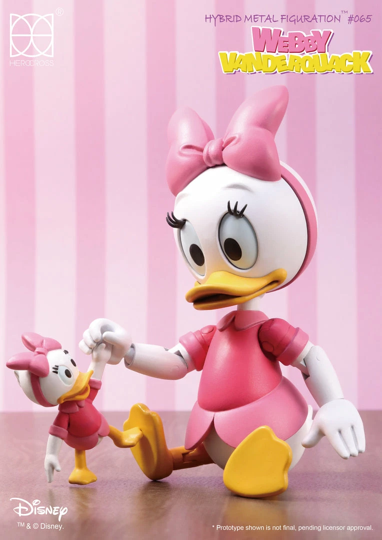 Maybang's Collectibles HEROCROSS Hybrid Metal Figuration 065 Disney Webby Duck Diecast Action Figure 2 Maybang's Collectibles HEROCROSS Hybrid Metal Figuration 065 Disney Webby Duck Diecast Action Figure