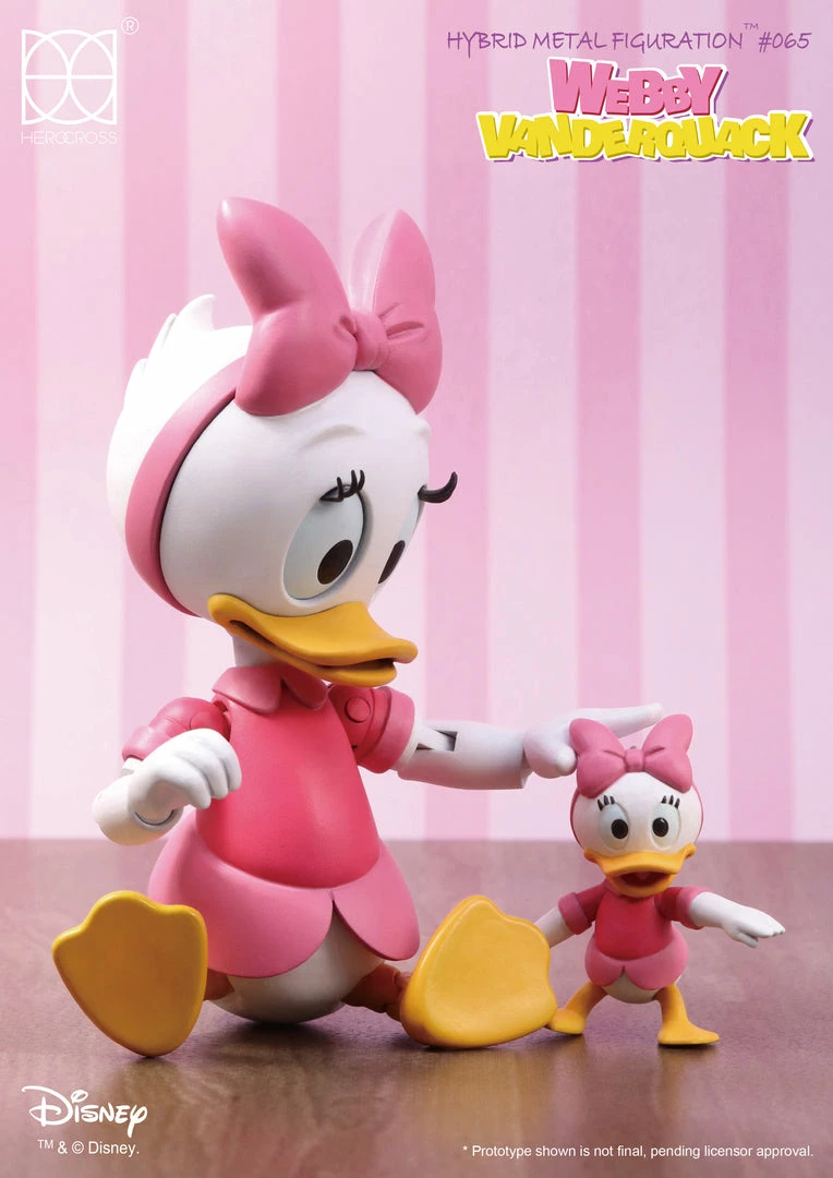Maybang's Collectibles HEROCROSS Hybrid Metal Figuration 065 Disney Webby Duck Diecast Action Figure 3 Maybang's Collectibles HEROCROSS Hybrid Metal Figuration 065 Disney Webby Duck Diecast Action Figure