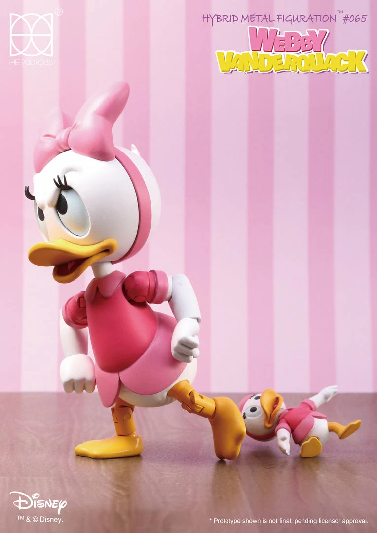 Maybang's Collectibles HEROCROSS Hybrid Metal Figuration 065 Disney Webby Duck Diecast Action Figure 4 Maybang's Collectibles HEROCROSS Hybrid Metal Figuration 065 Disney Webby Duck Diecast Action Figure