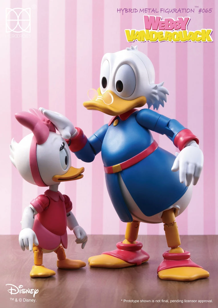 Maybang's Collectibles HEROCROSS Hybrid Metal Figuration 065 Disney Webby Duck Diecast Action Figure 7 Maybang's Collectibles HEROCROSS Hybrid Metal Figuration 065 Disney Webby Duck Diecast Action Figure