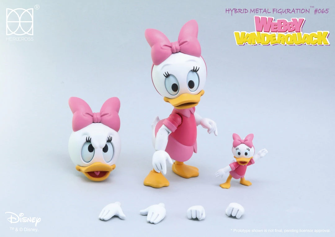 Maybang's Collectibles HEROCROSS Hybrid Metal Figuration 065 Disney Webby Duck Diecast Action Figure 8 Maybang's Collectibles HEROCROSS Hybrid Metal Figuration 065 Disney Webby Duck Diecast Action Figure