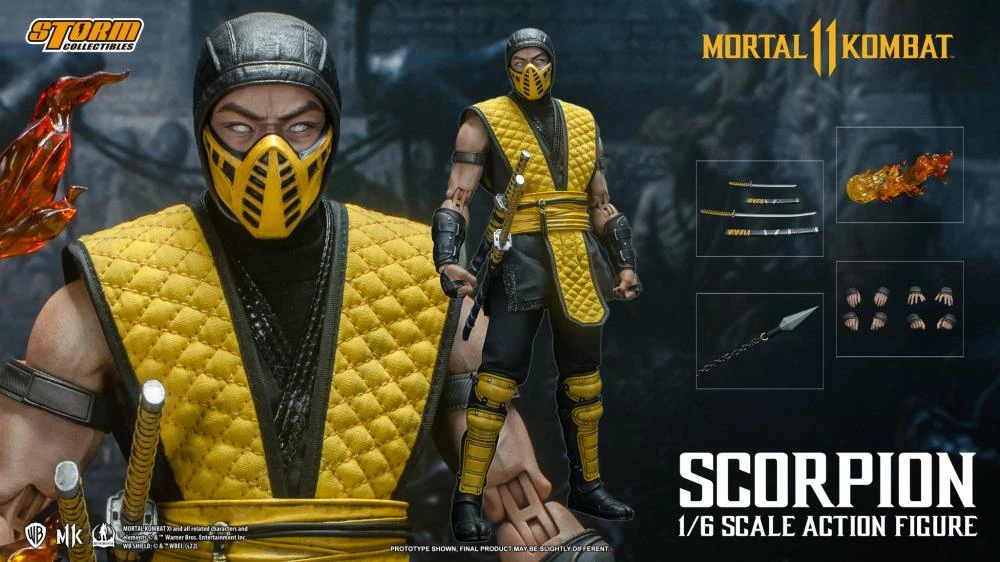 Maybang's Collectibles Others Storm Collectibles Mortal Kombat XI Scorpion 1/6 Scale 12" Collectible Figure 18 Maybang's Collectibles Others Storm Collectibles Mortal Kombat XI Scorpion 1/6 Scale 12" Collectible Figure