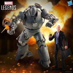 Maybang's Collectibles Hasbro Marvel Legends Infinity Saga Iron Man Iron Monger & Obadiah Stane Action Figures Set