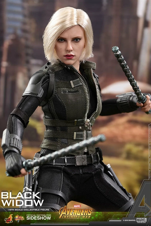 Vendor-unknown Hot Toys Marvel Avengers Infinity War Black Widow 1/6 Scale Figure 9 Vendor-unknown Hot Toys Marvel Avengers Infinity War Black Widow 1/6 Scale Figure