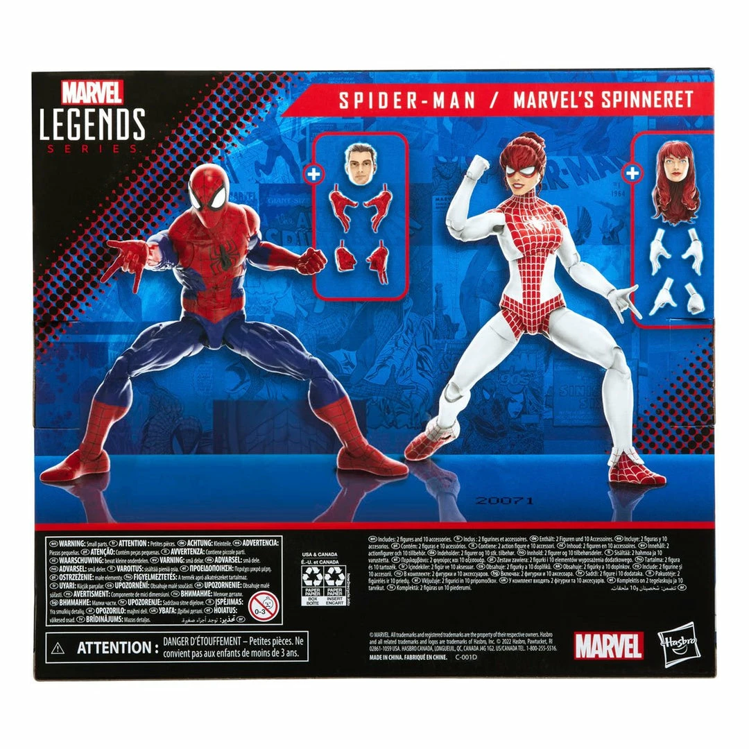 Maybang's Collectibles Hasbro Marvel Legends Series Spider-Man And Marvel’s Spinneret Action Figure 2-Pack 26 Maybang's Collectibles Hasbro Marvel Legends Series Spider-Man And Marvel’s Spinneret Action Figure 2-Pack