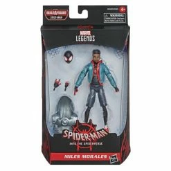 Maybang's Collectibles Hasbro Marvel Legends Spider-Man Into The Spider-Verse Miles Morales (Stilt-Man BAF) 6-Inch Action Figure