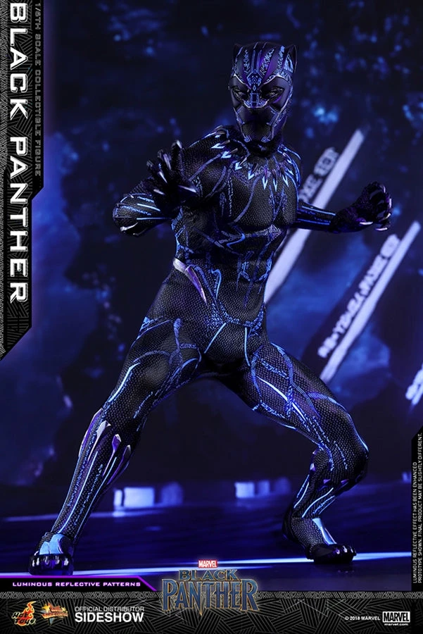 Vendor-unknown Hot Toys Marvel Black Panther Black Panther 1/6 Scale 12" Figure 11 Vendor-unknown Hot Toys Marvel Black Panther Black Panther 1/6 Scale 12" Figure