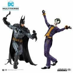 Maybang's Collectibles McFarlane Toys Batman Arkham Asylum DC Multiverse Batman And The Joker 2 Pack Action Figure Set