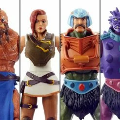 Maybang's Collectibles Mattel Masters Of The Universe Revelation Masterverse Wave 2 Set Of 4 Figures Man-At-Arms Classic, Teela, Beast Man & Spikor Classic