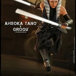 Maybang's Collectibles Hot Toys Star Wars The Mandalorian - Television Masterpiece Series DX21 Ahsoka Tano And Grogu 1/6 Scale Collectible Figure Set