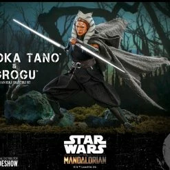 Maybang's Collectibles Hot Toys Star Wars The Mandalorian - Television Masterpiece Series DX21 Ahsoka Tano And Grogu 1/6 Scale Collectible Figure Set