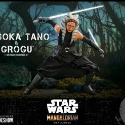 Maybang's Collectibles Hot Toys Star Wars The Mandalorian - Television Masterpiece Series DX21 Ahsoka Tano And Grogu 1/6 Scale Collectible Figure Set