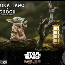 Maybang's Collectibles Hot Toys Star Wars The Mandalorian - Television Masterpiece Series DX21 Ahsoka Tano And Grogu 1/6 Scale Collectible Figure Set