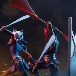 Maybang's Collectibles Sideshow Star Wars The Clone Wars Ahsoka Tano Vs Darth Maul Diorama Statue Sideshow Collectibles