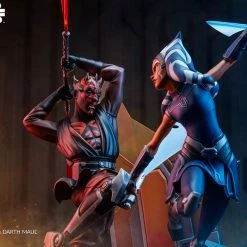 Maybang's Collectibles Sideshow Star Wars The Clone Wars Ahsoka Tano Vs Darth Maul Diorama Statue Sideshow Collectibles