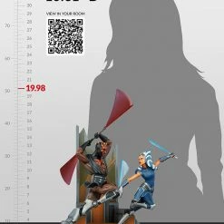 Maybang's Collectibles Sideshow Star Wars The Clone Wars Ahsoka Tano Vs Darth Maul Diorama Statue Sideshow Collectibles