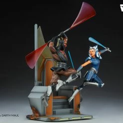 Maybang's Collectibles Sideshow Star Wars The Clone Wars Ahsoka Tano Vs Darth Maul Diorama Statue Sideshow Collectibles