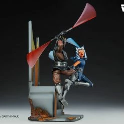 Maybang's Collectibles Sideshow Star Wars The Clone Wars Ahsoka Tano Vs Darth Maul Diorama Statue Sideshow Collectibles