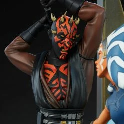 Maybang's Collectibles Sideshow Star Wars The Clone Wars Ahsoka Tano Vs Darth Maul Diorama Statue Sideshow Collectibles