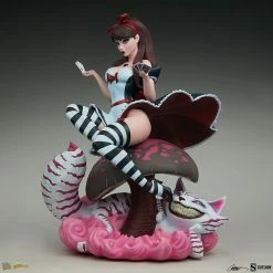 Maybang's Collectibles Sideshow Fairytale Fantasies Collection J Scott Campbell Collectibles Alice In Wonderland Game Of Hearts Edition Alice Statue