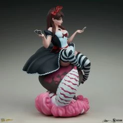 Maybang's Collectibles Sideshow Fairytale Fantasies Collection J Scott Campbell Collectibles Alice In Wonderland Game Of Hearts Edition Alice Statue