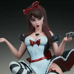 Maybang's Collectibles Sideshow Fairytale Fantasies Collection J Scott Campbell Collectibles Alice In Wonderland Game Of Hearts Edition Alice Statue