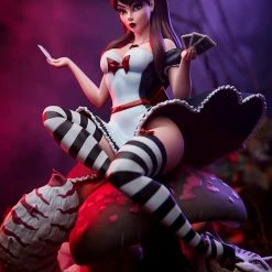 Maybang's Collectibles Sideshow Fairytale Fantasies Collection J Scott Campbell Collectibles Alice In Wonderland Game Of Hearts Edition Alice Statue