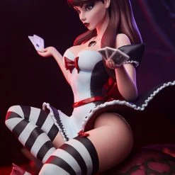 Maybang's Collectibles Sideshow Fairytale Fantasies Collection J Scott Campbell Collectibles Alice In Wonderland Game Of Hearts Edition Alice Statue