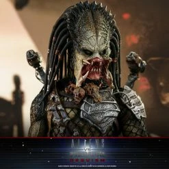 Vendor-unknown Hot Toys Aliens VS Predator Requiem Wolf Predator (Heavy Weaponry) 1/6 Scale Figure