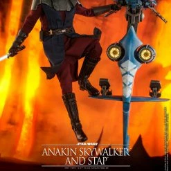 Maybang's Collectibles Hot Toys Star Wars The Clone Wars General Anakin Skywalker And STAP 1/6 Scale 12" Collectible Figure Set 19 Maybang's Collectibles Hot Toys Star Wars The Clone Wars General Anakin Skywalker And STAP 1/6 Scale 12