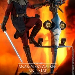 Maybang's Collectibles Hot Toys Star Wars The Clone Wars General Anakin Skywalker And STAP 1/6 Scale 12" Collectible Figure Set 21 Maybang's Collectibles Hot Toys Star Wars The Clone Wars General Anakin Skywalker And STAP 1/6 Scale 12