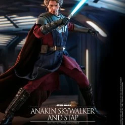 Maybang's Collectibles Hot Toys Star Wars The Clone Wars General Anakin Skywalker And STAP 1/6 Scale 12" Collectible Figure Set 22 Maybang's Collectibles Hot Toys Star Wars The Clone Wars General Anakin Skywalker And STAP 1/6 Scale 12