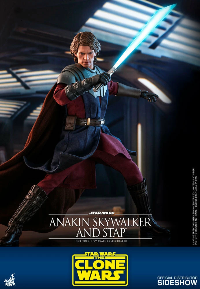 Maybang's Collectibles Hot Toys Star Wars The Clone Wars General Anakin Skywalker And STAP 1/6 Scale 12" Collectible Figure Set 6 Maybang's Collectibles Hot Toys Star Wars The Clone Wars General Anakin Skywalker And STAP 1/6 Scale 12" Collectible Figure Set