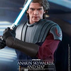 Maybang's Collectibles Hot Toys Star Wars The Clone Wars General Anakin Skywalker And STAP 1/6 Scale 12" Collectible Figure Set 24 Maybang's Collectibles Hot Toys Star Wars The Clone Wars General Anakin Skywalker And STAP 1/6 Scale 12